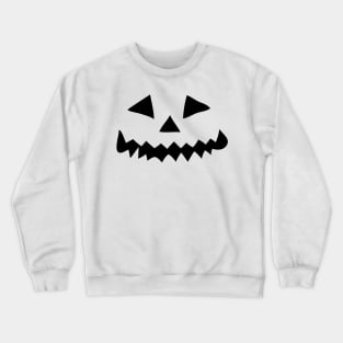 Halloween Pumpkin Face (Halloween costume) Crewneck Sweatshirt